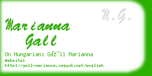 marianna gall business card